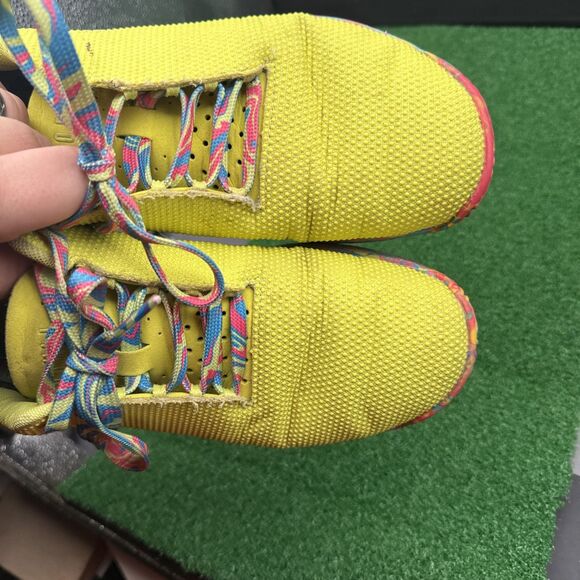 Nobull Trainer Low Rise Women Size 9.5/ Men’s 8 Neon Lime Swirl - Picture 11 of 14